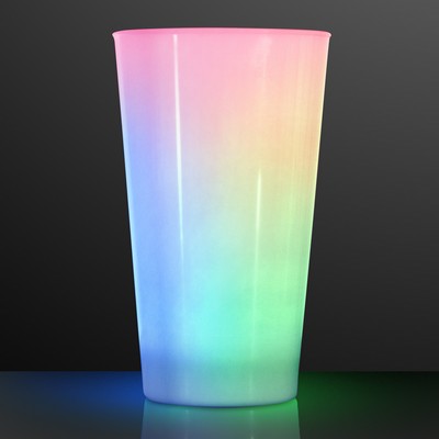 16 Oz. LED Multicolor Color Change Glow Party Cups - BLANK