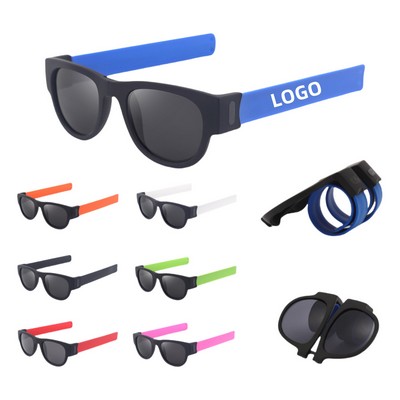 Silicone Bracelet Sunglasses Foldable